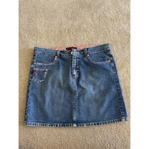 Y2K Vintage Fetish Women’s Denim Skirt Size 9/10 89% Cotton
